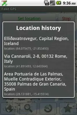 Fake GPS location android App screenshot 4